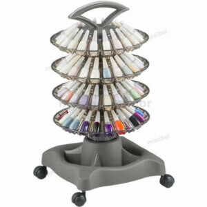 Carrinho Manicure 6 - 80 Esmaltes - Prata-0