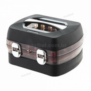 Maleta Manicure 34 Esmaltes - Preto-0