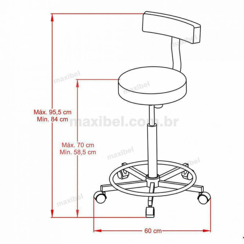 Mocho de Maquiagem Desenho Técnico