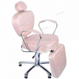 Poltrona de Maquiagem Diamond com Relax e Encosto Reclinável