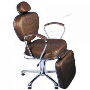 Poltrona de Maquiagem Diamond com Relax e Encosto Reclinável