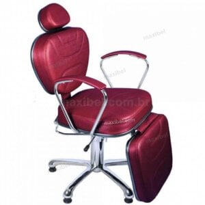 Poltrona de Maquiagem Diamond com Relax e Encosto Reclinável