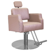 Cadeira para Salão Reclinável Ravenna - Base Redonda