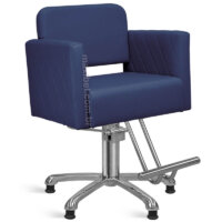 Cadeira de Corte de Cabelo Lecce com Encosto Fixo - Base Estrela