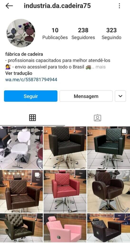 Evitando golpes ao comprar móveis de salão