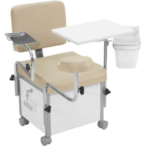 Cirandinha de Manicure e Pedicure Vicenza Bandeja Inox e Lixeira