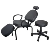 Conjunto Cadeira e Mocho para Procedimentos de Estética