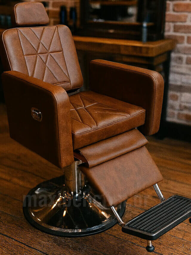 Poltrona Reclinável para Barbeiro Lótus