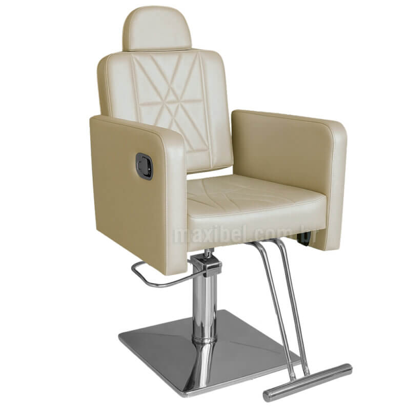 Cadeira de Salão de Beleza Lótus - Base Quadrada