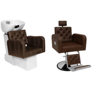 Poltrona e Lavatório para Barbero Tokyo