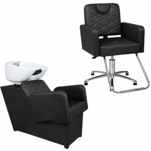 Kit com Cadeira Reclinável e Lavatório - Cristal