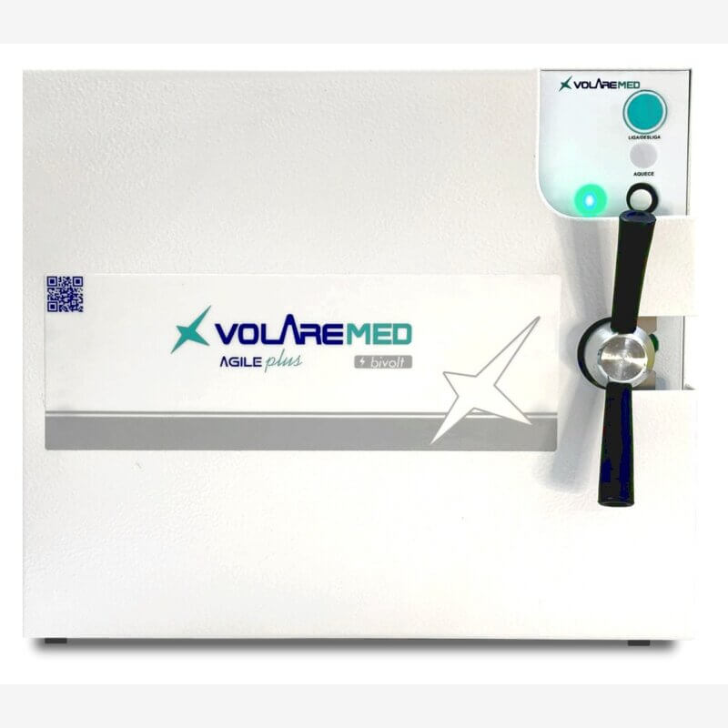 Autoclave para Salão de Beleza Horizontal 21 Litros Volare Med frontal